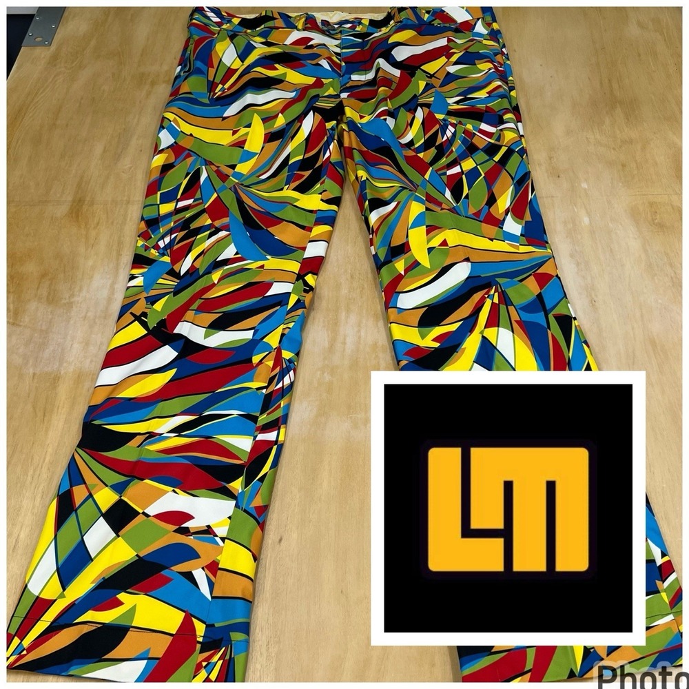 Loudmouth Golf Pants Mens 42x34 Tailored Fit Stretch Trousers Chinos